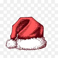 手绘圣诞帽