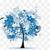 蓝色生命树