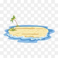 夏日手绘元素