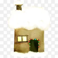 冬季房屋雪地图片