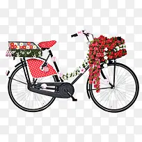 手绘自行车