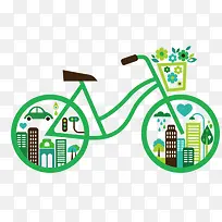 自行车 环保 能源  可循环  绿色