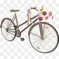 自行车脚踏车花车装饰