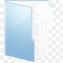 淡蓝色文件夹图标