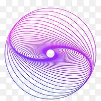 简约渐变线条图形