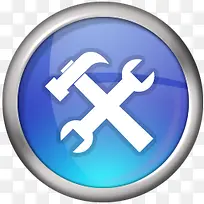 工具蓝色图标设计