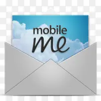 蓝色mobile me 图标