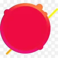 红色促销文字背景素材