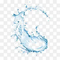 水滴蓝色水滴效果