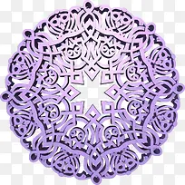 紫色中国风装饰背景