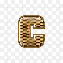 金属网字母c