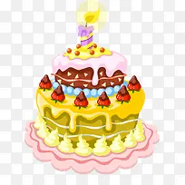 生日蛋糕蜡烛生日祝福