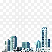 都市卡通建筑高楼模型