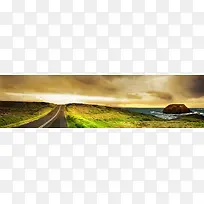 公路banner创意设计