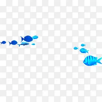 蓝色的热带鱼