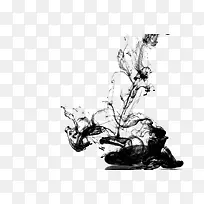 黑色墨迹