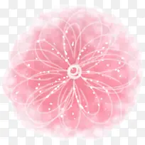 韩式小清新粉色创意花卉
