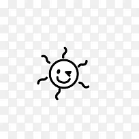 手绘太阳