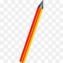 铅笔三种颜色的表面招聘素材