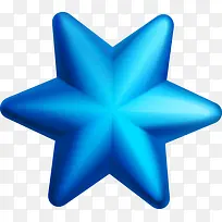 蓝色星星精美素材