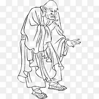 白描人物