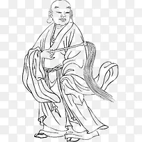 白描人物