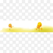卡通简约秋季背景banner