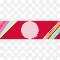 电商淘宝几何线条促销背景banner