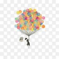 孤独童年气球