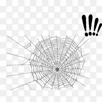卡通蜘蛛网素材