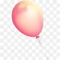 气球粉红气球飞起