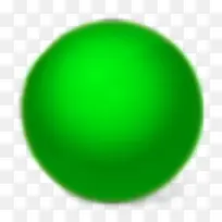 绿色彩色球
