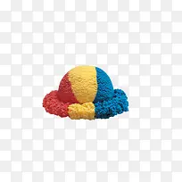 彩色冰淇淋球