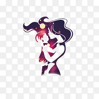 母子亲吻插图