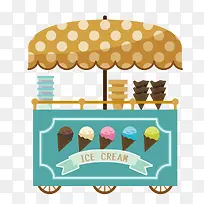 卡通冰淇淋车