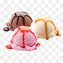 彩色冰淇淋球