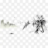 中国风水墨山水画