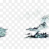 山水画中国风海报设计
