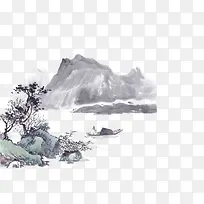 中国风山水画