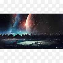 梦幻星球星空宇宙