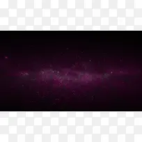 神秘紫色星空海报