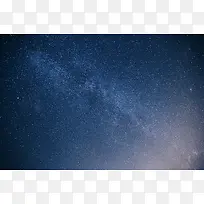 蓝色神秘星空风景