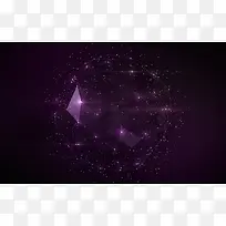 紫色星空图片