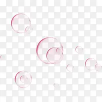 粉色气泡图案