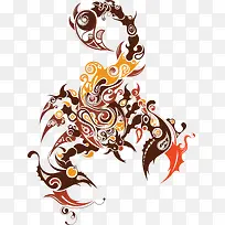 漂亮花纹蝎子