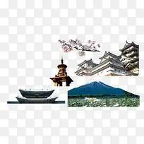 日韩建筑元素