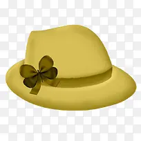 黄色女士帽子