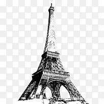 巴黎铁塔新年海报