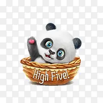 可爱小熊猫