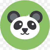 卡通熊猫图案